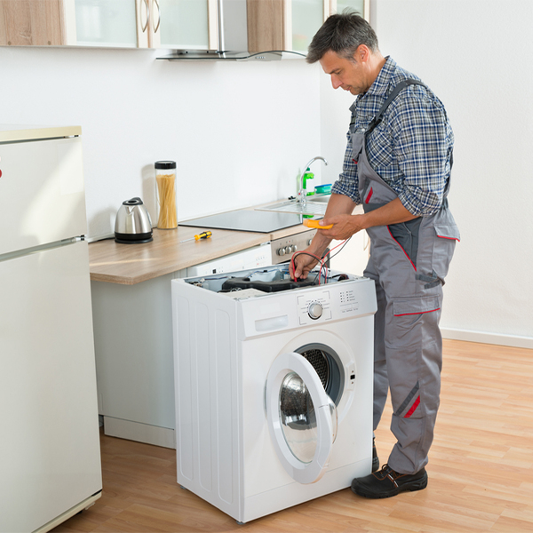 can you walk me through the steps of troubleshooting my washer issue in Ellis County KS